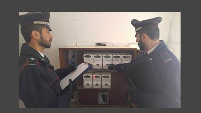 Controlli dei carabinieri sui contatori
