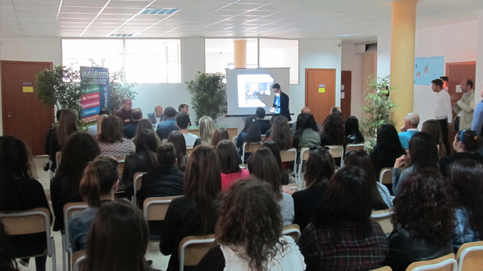 La conferenza stampa all'Euroform