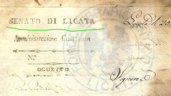 Il decreto del re Ferdinando III