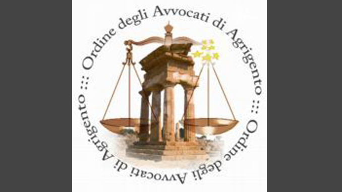 Il logo dell'ordine degli avvocati di Agrigento