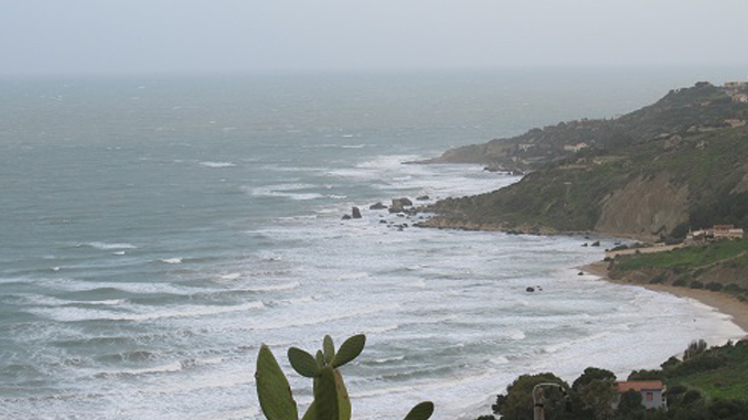 Mare in tempesta a Marianello