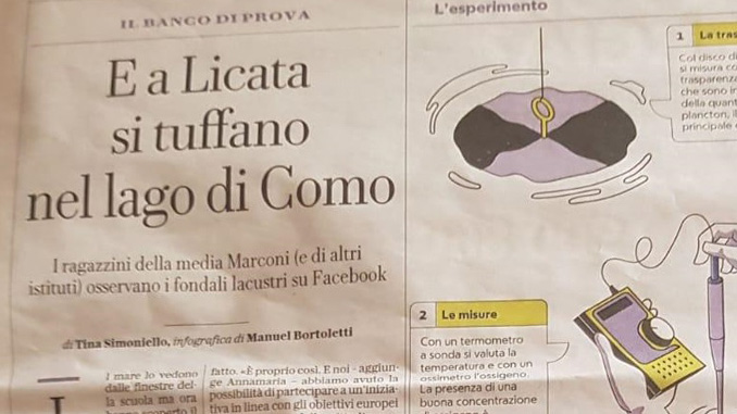 Articolo di Repubblica