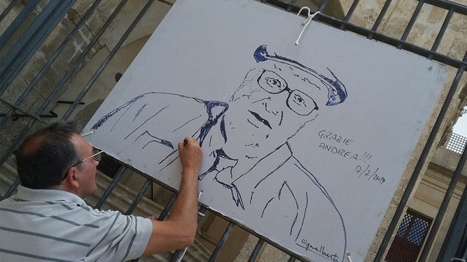 Alberto Cigna disegna Camilleri