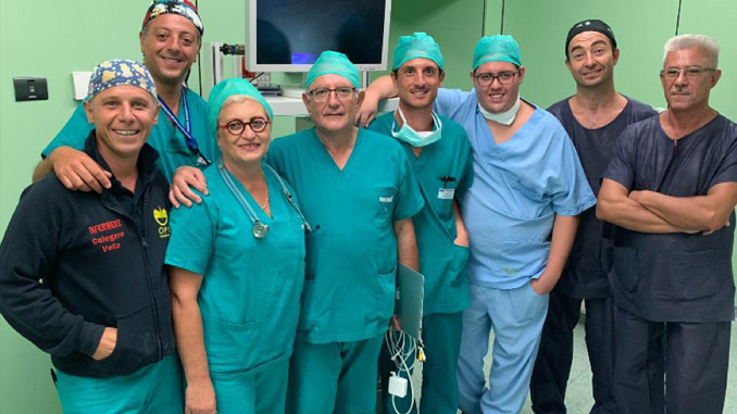 Equipe di Chirurgia ospedale Agrigento