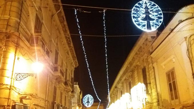 Corso Vittorio Emanuele a Natale