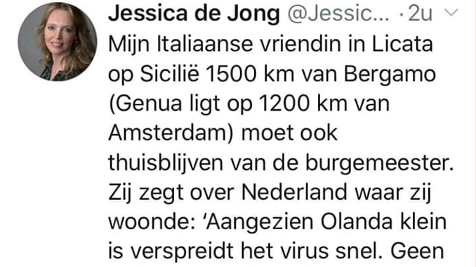 Post Jessica De Jong