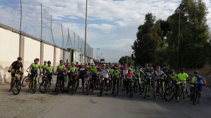 Raduno ciclisti a Campobello