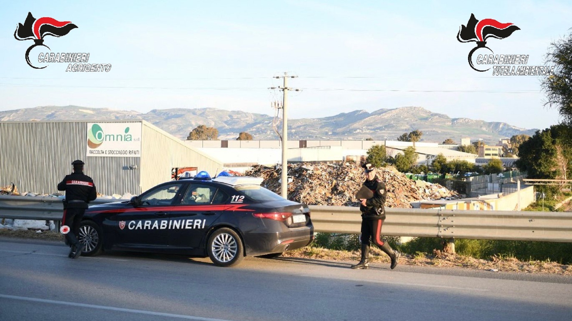 Carabinieri sequestro rifiuti