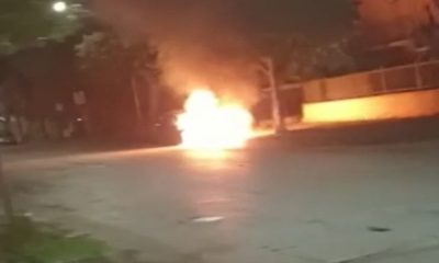 Incendio auto