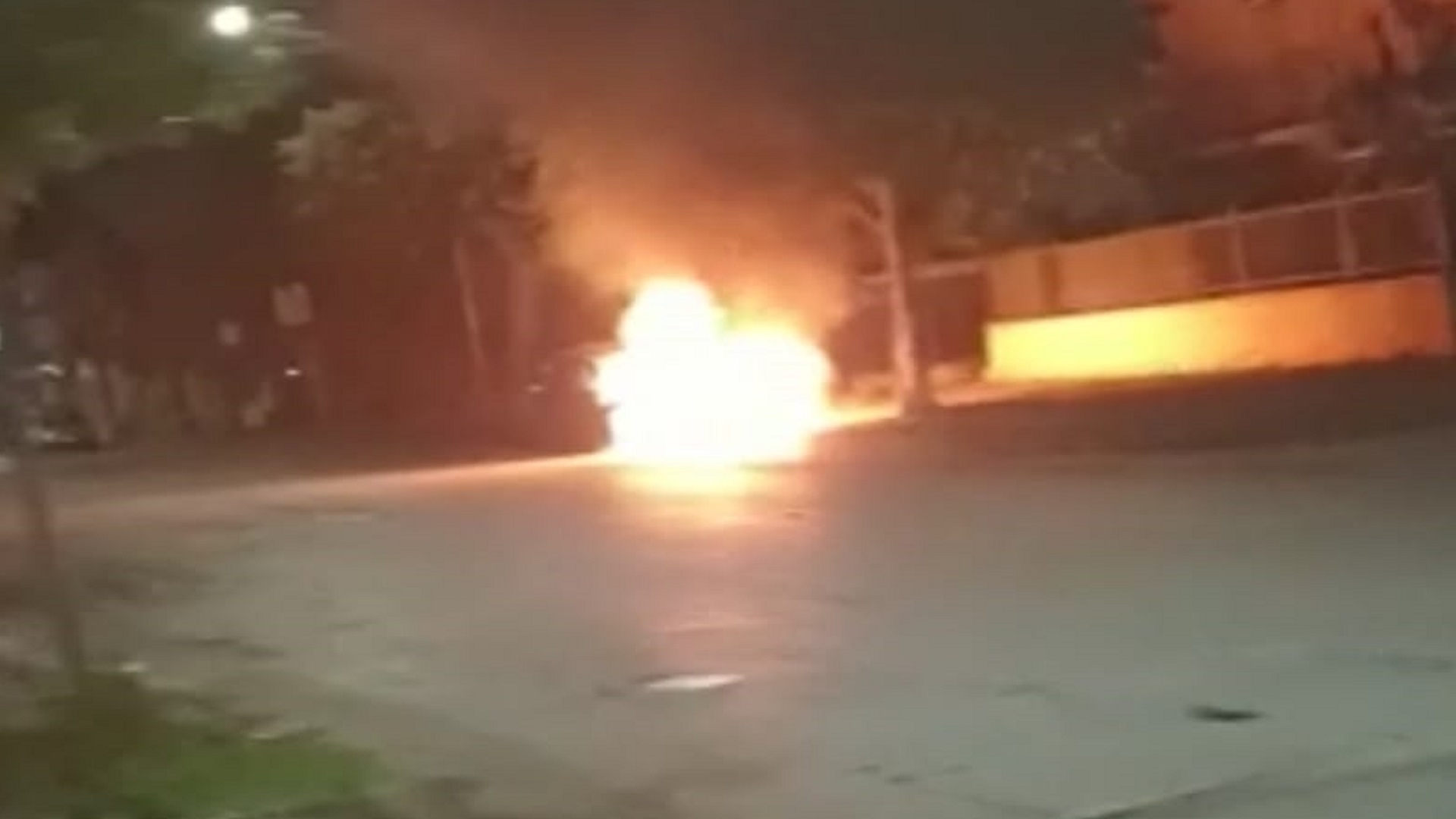 Incendio auto