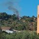 Incendio strada comunale Montagna