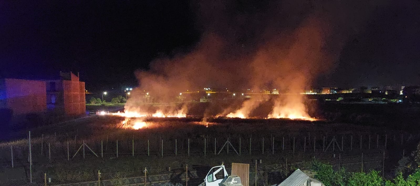 Incendio via Umberto II