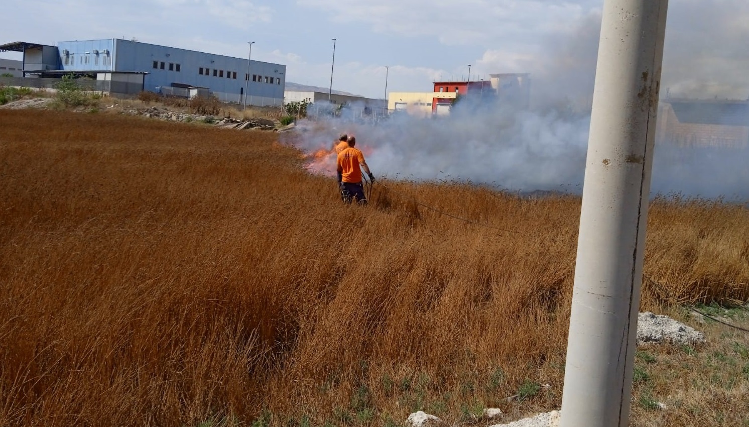 Incendio via Palma