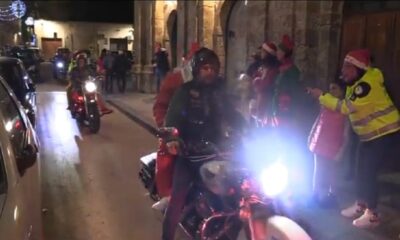 Babbo Natale in moto