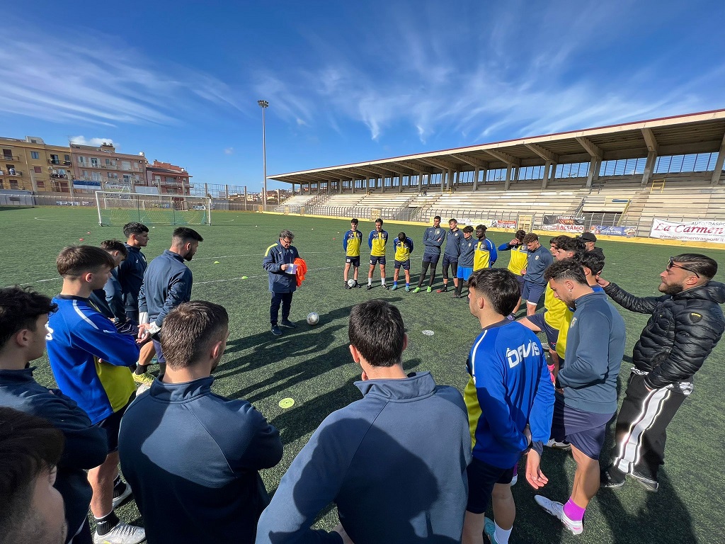 Licata allenamento